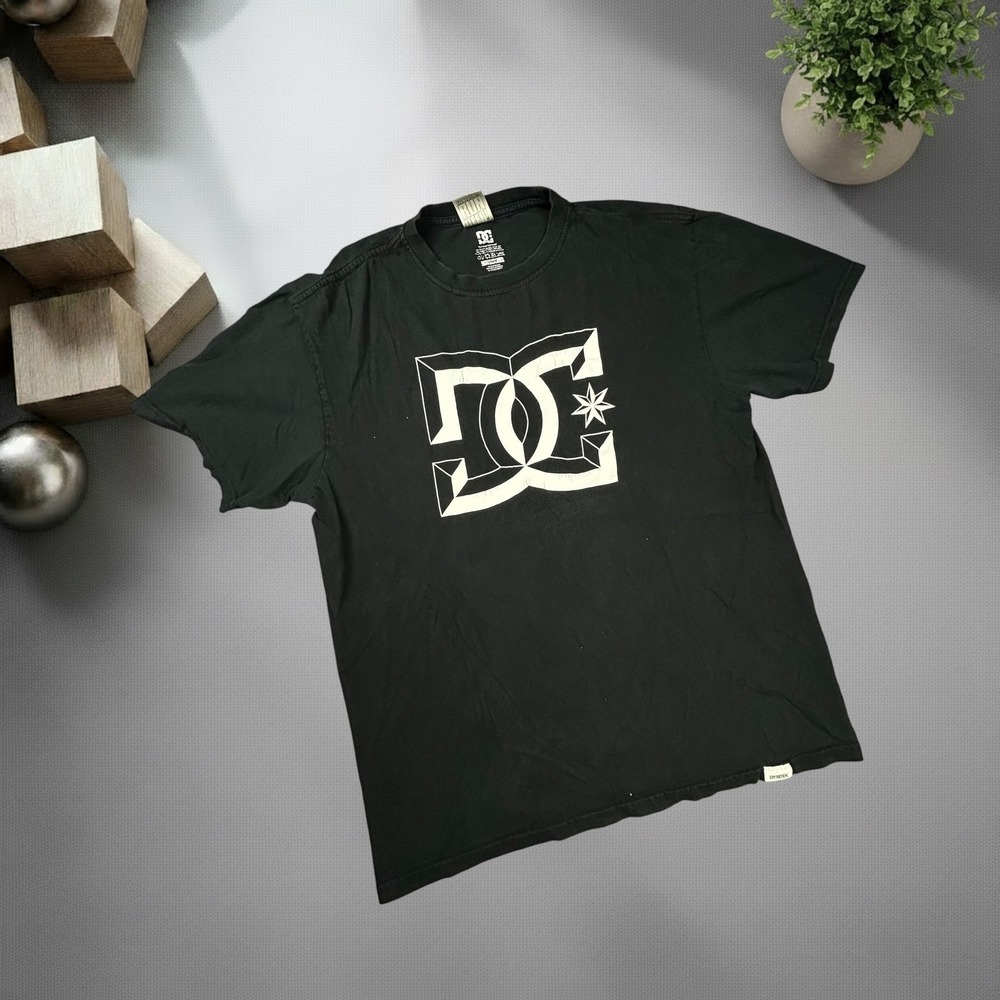 DC Shoes Rob Dyrdek Collection Graphic T-Shirt Black Y2K Skater Mens Large